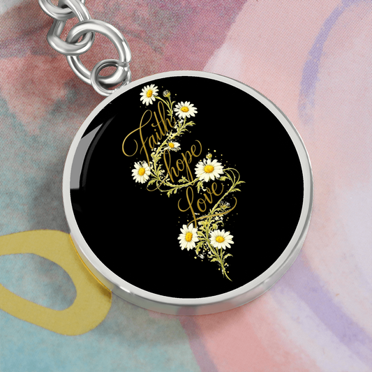 A Small Circle, A Big Meaning 💖 | Graphic Circle Keychain”