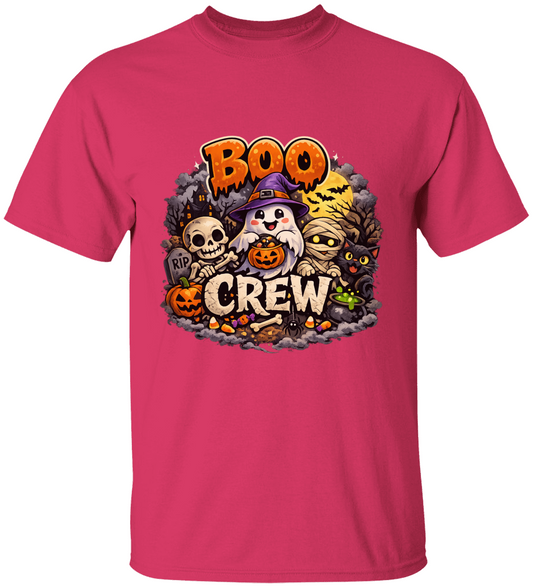 Boo Crew Halloween Ghost Shirt | Cute Spooky Halloween T-Shirt | Ghost Pumpkin