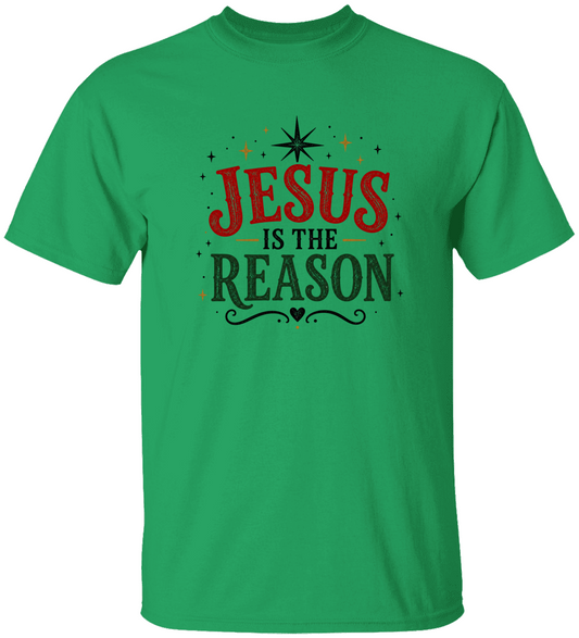 Jesus Is the Reason Christmas Shirt, Faith Holiday Tee, Religious Celebration T-Shirt