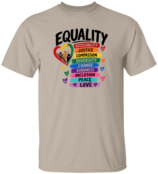 Accessibility Justice Compassion Diversity Change Kindness Inclusion Peace Love |