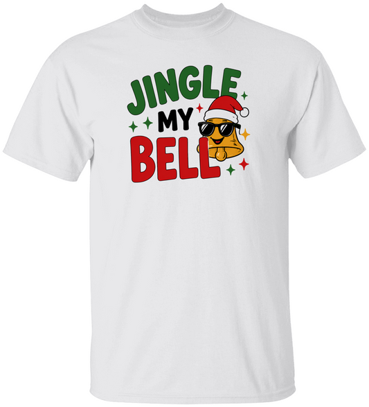 Jingle My Bell Christmas Shirt | Funny Christmas Tee | Retro Holiday Shirt | Christmas Party Shirt | Cute Festive Graphic Tee | Unisex Christmas