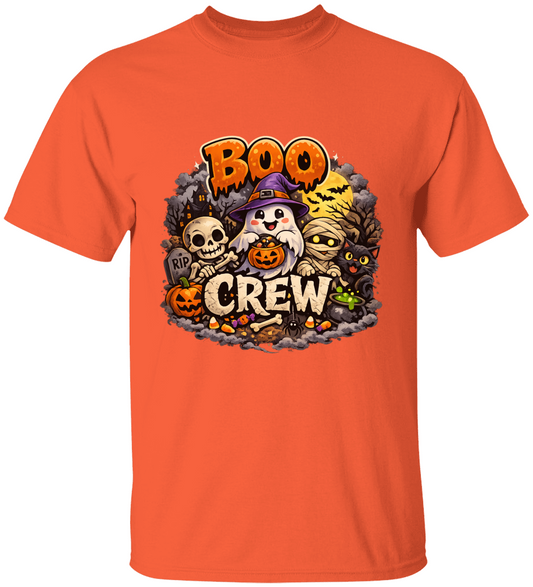 Boo Crew Halloween Ghost Shirt | Cute Spooky Halloween T-Shirt | Ghost Pumpkin