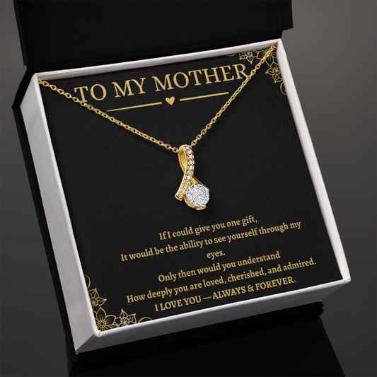 Alluring Beauty necklace features Personalized Message – Custom  Necklace, Gift for Mother