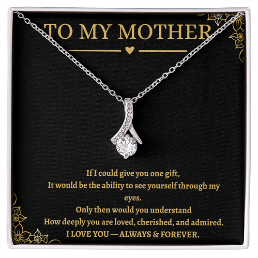 Alluring Beauty necklace features Personalized Message – Custom  Necklace, Gift for Mother