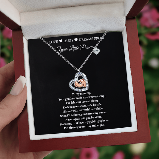 To My Little Prince- You'll Always Be My Little Boy | Necklace Gift from Mom or Dad | Heartfelt Message Card Jewelry Box
