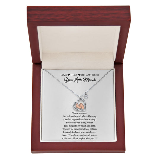 To My Mommy- Your Little Miracles Necklace | Gift from Baby | Pregnancy Gift for New Mom  | Baby Shower Jewelry