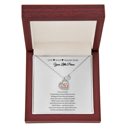 To My Little Princess - You'll Always Be My Little Girl | Heart Necklace Gift From Mom or Dad | Meaningful Card Jewerly Box