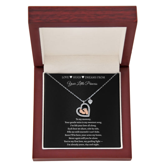 To My Little Prince- You'll Always Be My Little Boy | Necklace Gift from Mom or Dad | Heartfelt Message Card Jewelry Box