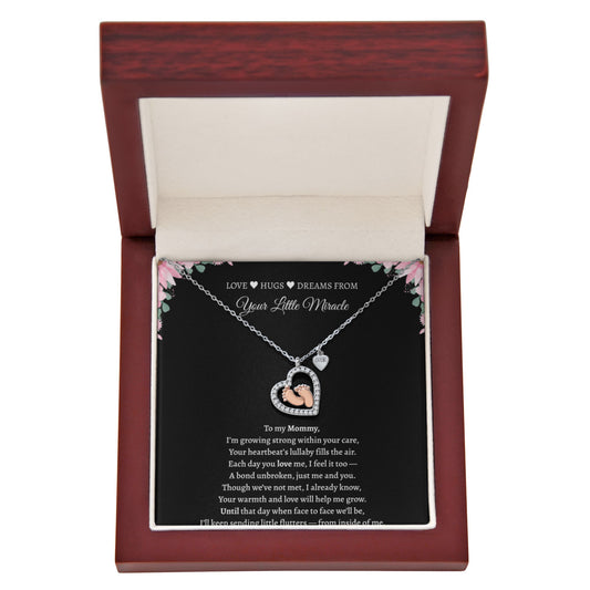 To My Mommy Gift for Pregnant Women | Baby Bump Keepsake | Heartfelt Poem Card for Expecting Mothers