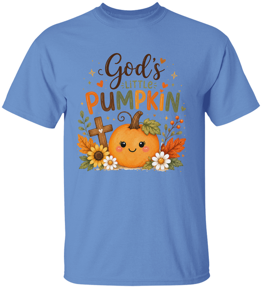 God's Little Pumpkin Kids Halloween Shirt | Christian Fall Toddler Tee | Cute Pumpkin Youth T-Shirt |